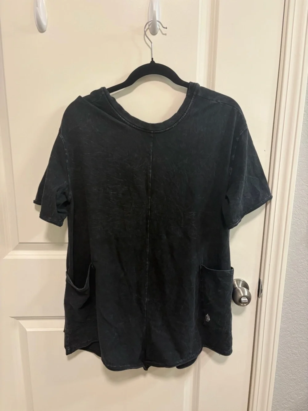 Free People Movement Hot Shot Tee Romper size XS in Black - Picture 2 of 4